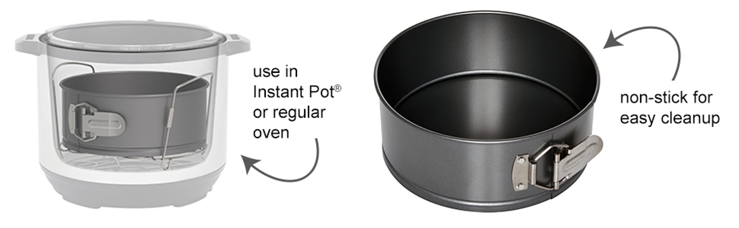 Instant Pot 7.5 In. Nonstick Springform Pan, Baking Pans, Household
