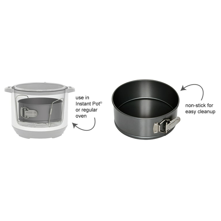 Instant Pot Electric Pressure Cooker Springform Cake Pan with Tempered  Glass
