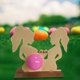 thumbnail image 5 of Soporte para huevos de Pascua para mujer, decoraciones perfectas, soporte de exhibición de huevos, adornos acrílicos para oficina, boda, A Soledad Estatua del Conejo de Pascua, 5 of 8