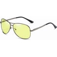 thumbnail image 1 of Polarized Fashion Metal Men Sunglasses Driving Fishing (Color : C, Size : Medium), 1 of 4