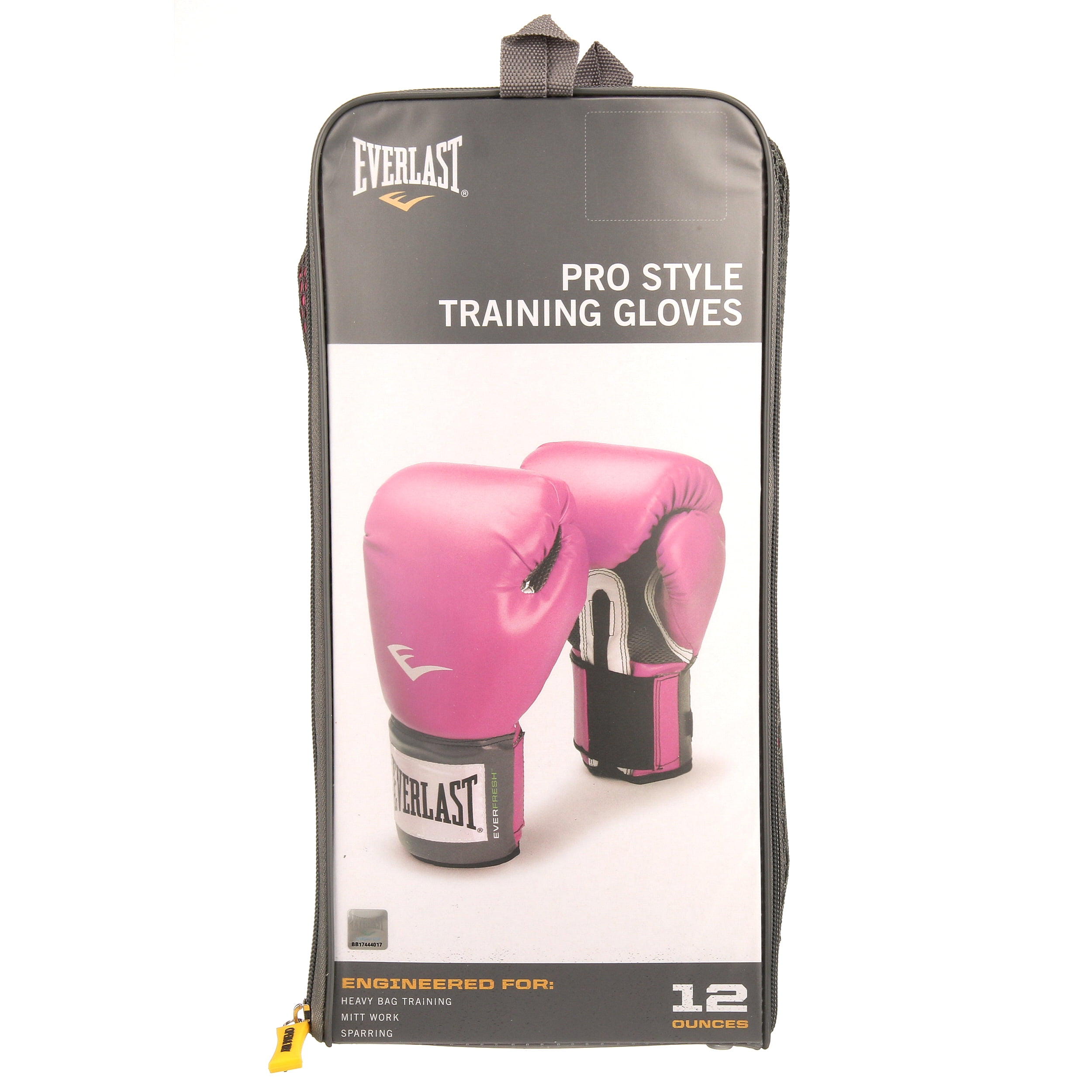 Everlast 12 Oz. Pink Pro Style Boxing Gloves - Walmart.com