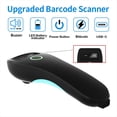 thumbnail image 4 of Escáner de Código de Barras HBA-W6 Escáner Inalámbrico 1D/2D CMOS USB Bluetooth Mini Lector QR de Bolsillo para IOS Android (Negro), 4 of 5