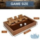 thumbnail image 3 of Juego de mesa WE Games Shut the Box de madera con 9 números, 3 of 7