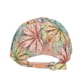 thumbnail image 5 of Helii Women Floral Print Baseball Cap Rhinestone Bling Hat Adjustable Cotton Summer Cap Vintage Flower Embroidery Hat Curved Brim Sun Cap Brown,One Size, 5 of 6