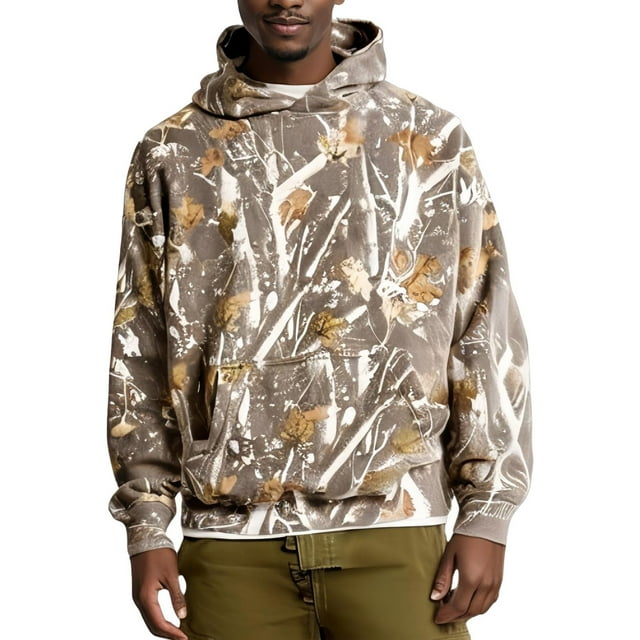 WILLBEST Sudaderas En Pareja Sudadera con Capucha Estampada Informal De Manga Larga para Hombre Sudadera Deportiva Cómoda y Elegante para Uso Diario XGrande