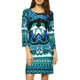 thumbnail image 2 of Women's Revolution Printed Bell Sleeve Dress, 2 of 5