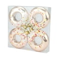thumbnail image 3 of 4 colgantes de donut para decoración navideña para dormitorio y puerta de casa. Champán, 3 of 9