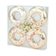 thumbnail image 3 of 4 piezas de decoración navideña colgante de donut para puerta de oficina Champán, 3 of 9
