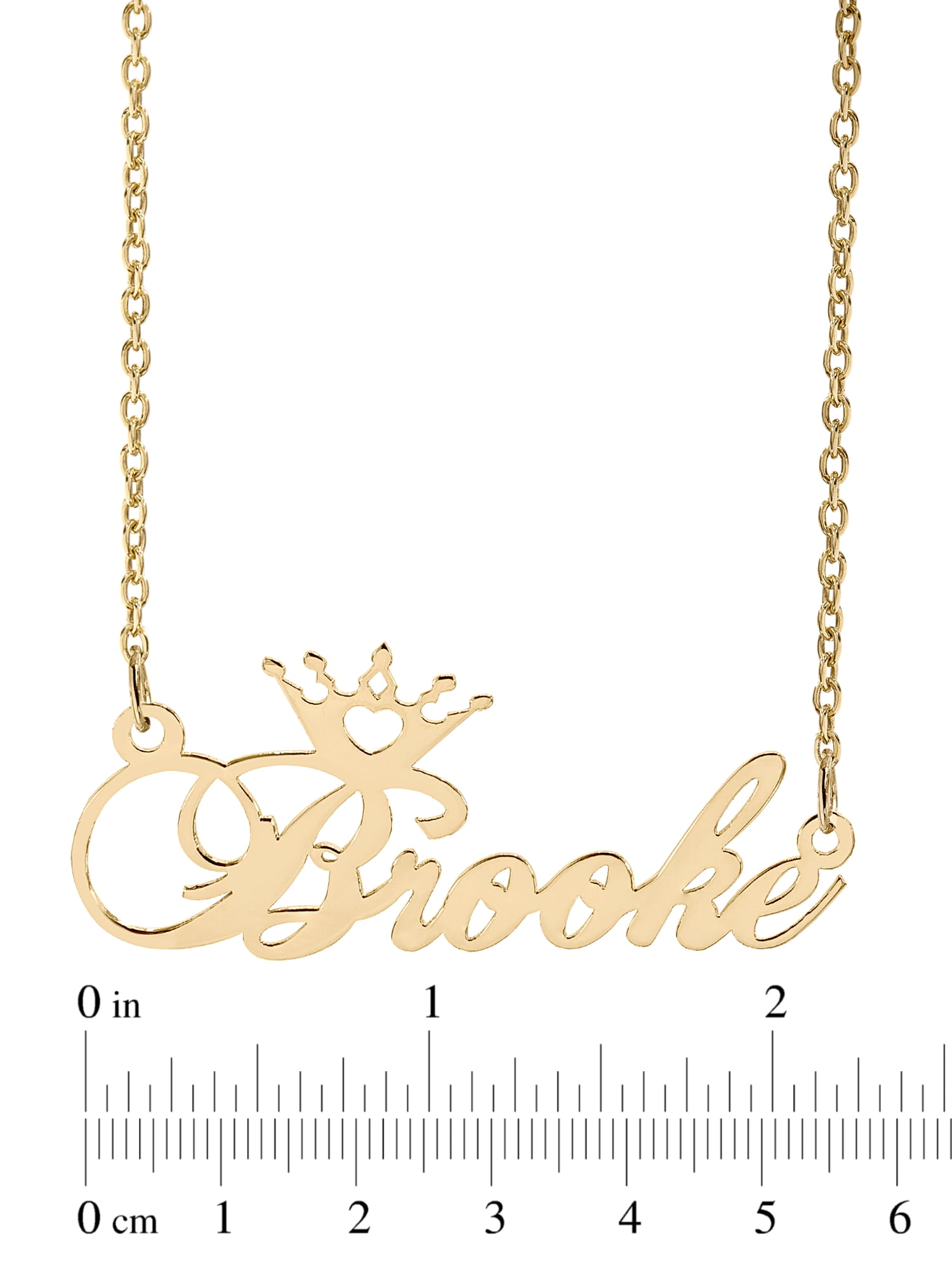 Personalized Crown Name Necklace