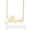 thumbnail image 3 of Personalized Crown Name Necklace, 3 of 6
