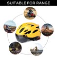 thumbnail image 1 of Casco de bicicleta Ciclismo portátil Ciclismo Saft Cascos para hombres Mujeres (Amarillo), 1 of 7