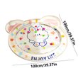 thumbnail image 2 of Jpxdew Inflatable Pet Cooling Pad,Summer Ice Mat,Water Filled Bed,Heat Relief for Dogs Cats,Leakproof Design,39.37X39.37 Inch, 2 of 2