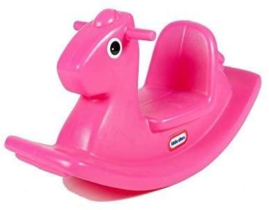 magenta rocking horse