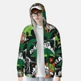 thumbnail image 6 of Rocae Dinosaur Skeleton Print Breathable Sun Protection Hoodie Quick-Dry Lightweight Long Sleeve Hoodie Unisex Running Sports Shirt XX-Large, 6 of 9