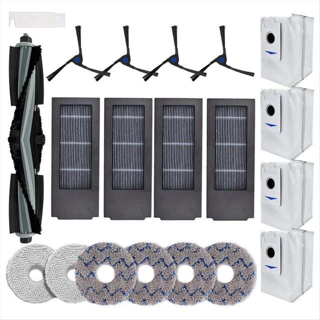Para X2 Omni/ X2/ X2 Pro/ DEX86 Aspiradora Cepillo Lateral Principal Filtros HEPA Paño para Fregona Bolsas para Polvo