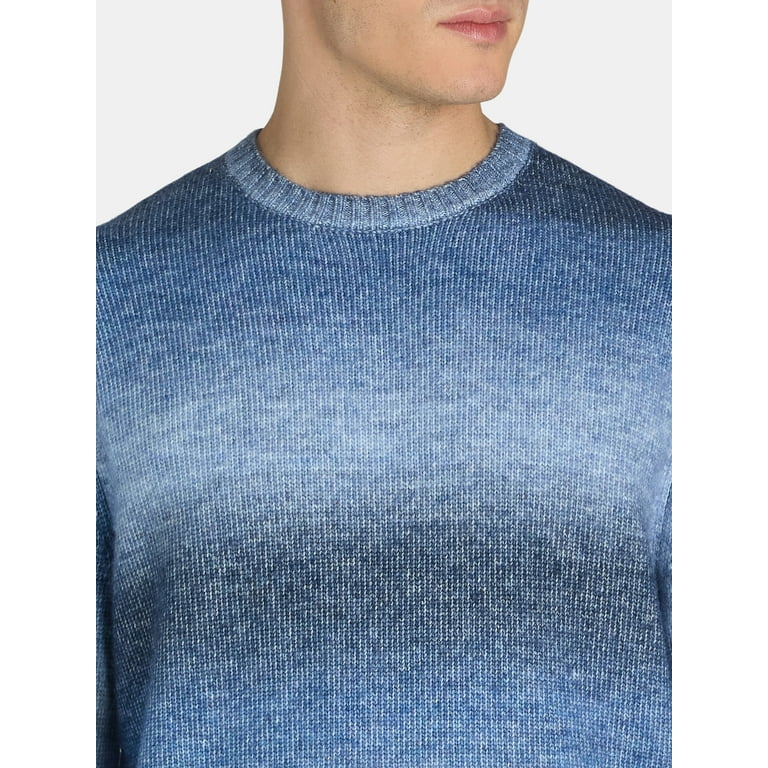 Tribekka 44 Men's Ombre Stripe Crewneck Sweater XS-3XL, Soft
