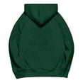 thumbnail image 5 of Otntypg Waffle Knit Hoodie Tops for Women Casual Fall Winter Long Sleeve Drawstring Hooded Pullover Sweatshirts Loose Lightweight Comfy Hoodies Top with Pocket Army Green XXL, 5 of 6