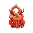 thumbnail image 2 of Christmas Tree Plush Cloth Ornaments Santa Snowman Reindeer Bear Plush Decorations Xmas Tree Plush Pendants Christmas Tree Hanging Doll Ornaments for Christmas Tree, 6inch, 2 of 7