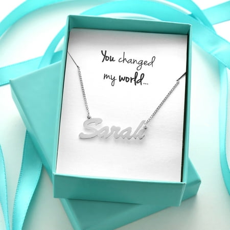 Silver Name Necklace in 