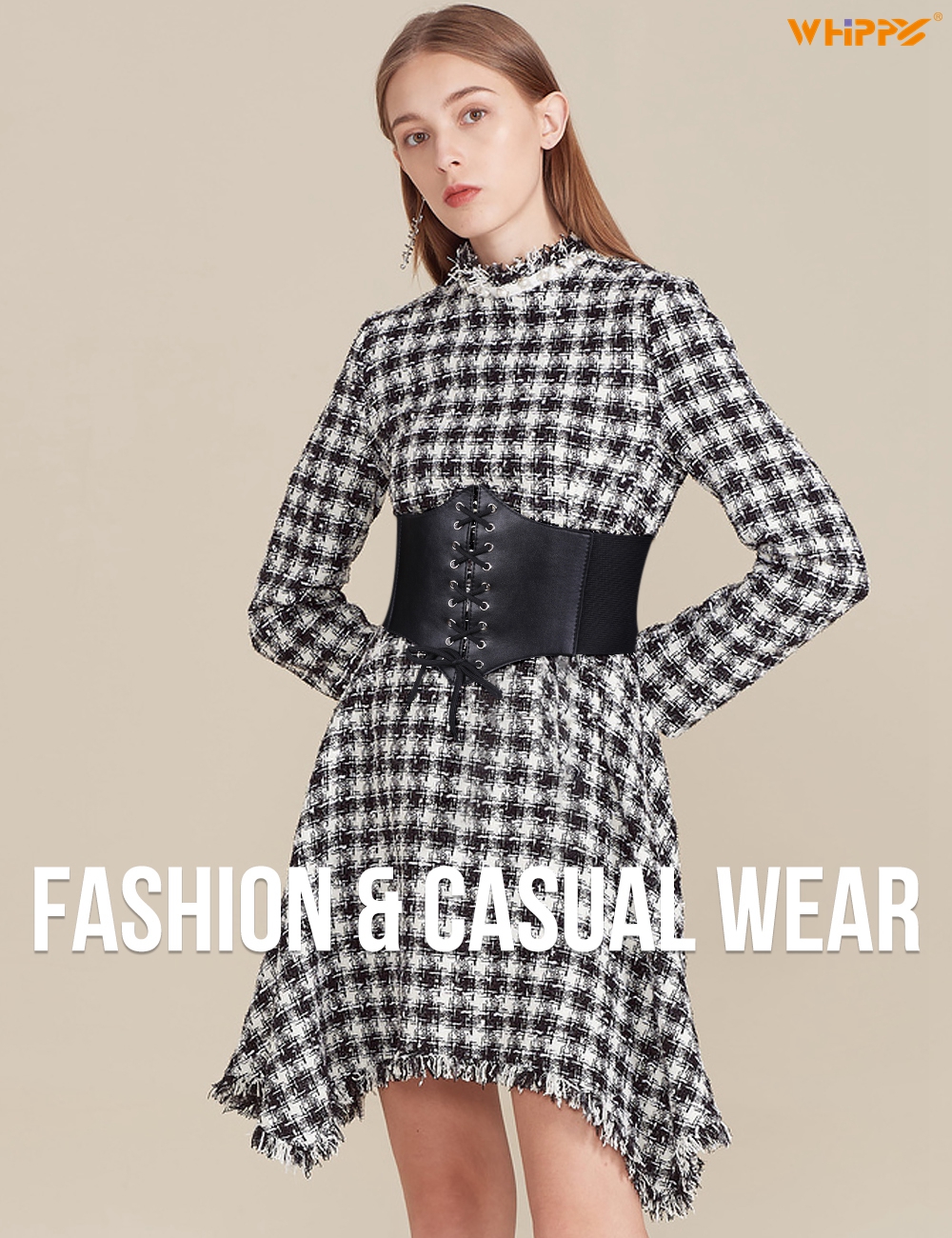 Whippy Women's Lace-Up Corset Waist Belt photo 3