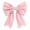 1#Pink, variant on TACILIP Room Decor, 1PC Large Velvet Christmas Bow Decorations 9.84 X 7.87 Inch Fabric Big Bow Ornament Classic Red Burgundy Bow For Christmas Tree, Home Gifts