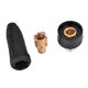 thumbnail image 3 of Cable de soldadura de estilo europeo negro Bling Bling DKJ35-50 Conector rápido Adaptador de montaje rápido, 3 of 7