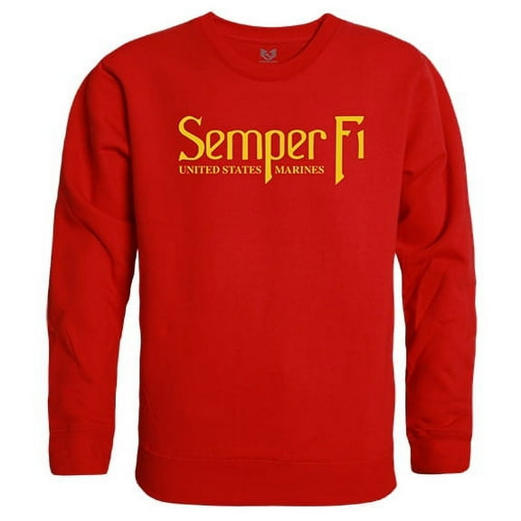 Rapid Dominance S50 Crewneck Sweatshirts-Semper Fi Red-S