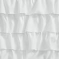 thumbnail image 7 of Your Zone Reversible Ruffle Blackout Curtain Panel, 1 Panel, White, 37" W x 54" L, 7 of 7