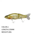 thumbnail image 2 of SeñUelo de Pesca Bionics, Cebo de Pesca de Hundimiento Lento, Cebo Falso de 135 mm/28 G, Cebo Duro J, 2 of 6