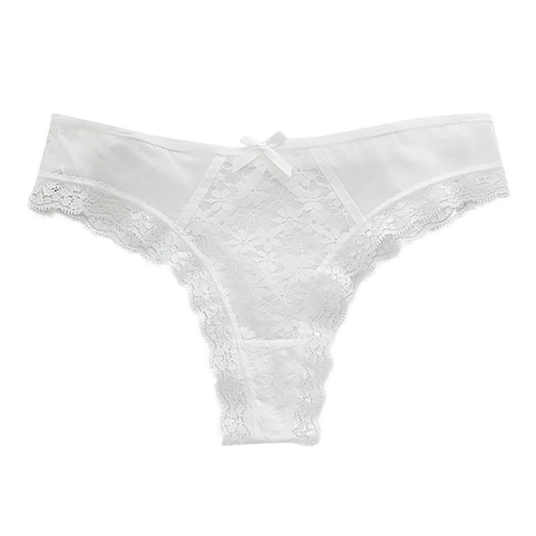 PMUYBHF Ladies Underwear Cotton Briefs White Women's Transparent