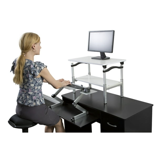 Lift Standing Desk Converter Tall Adjustable Height Portable