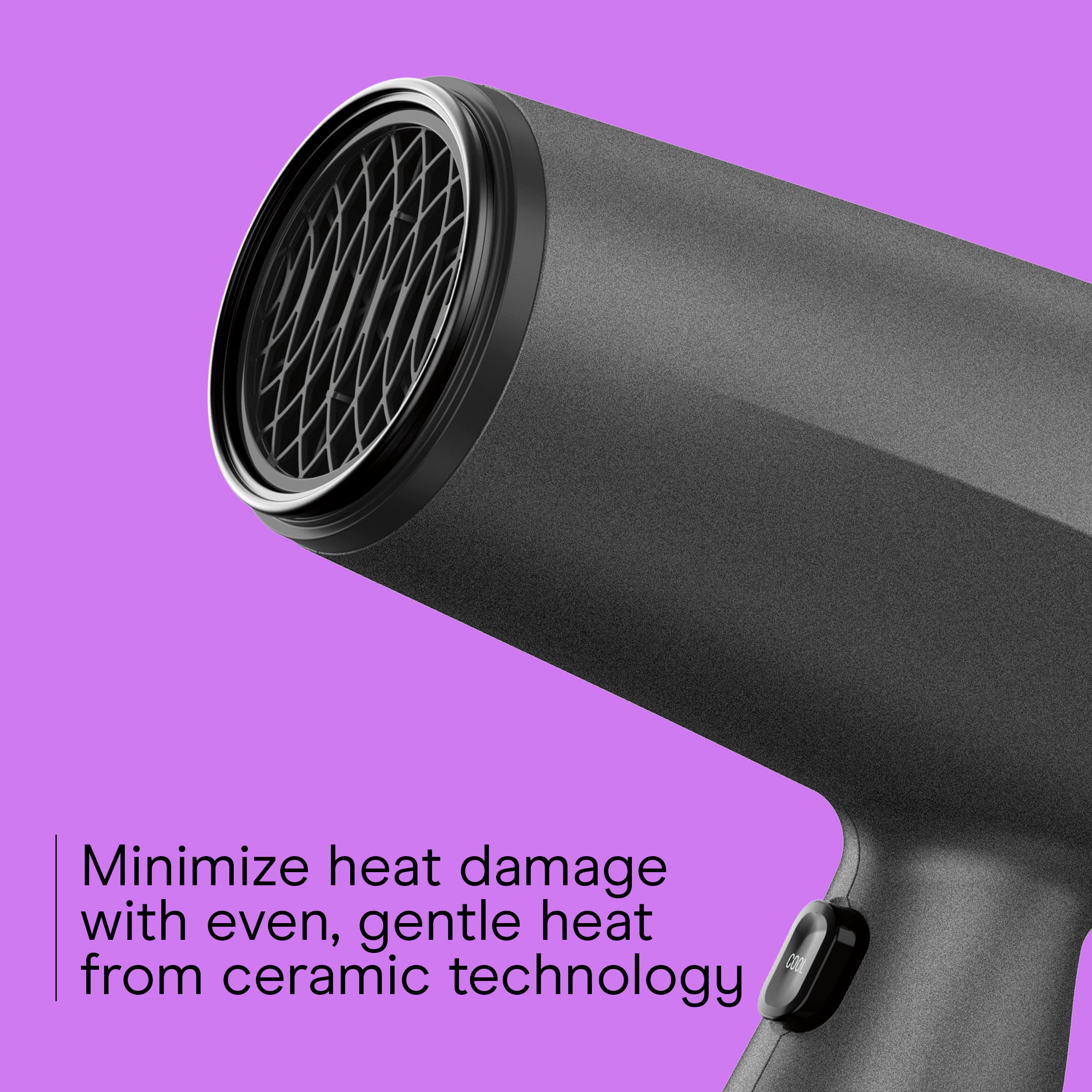 Conair Radiance Boost Hair Dryer with Nano-Quartz Technology, Diffuser & Concentrator