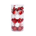 thumbnail image 1 of Paquete de 41 adornos de bolas de Navidad, juego de bolas de Navidad pintadas con estrellas, árbol de Navidad, boda, decoración de fiesta, 1 of 5