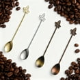 thumbnail image 4 of Pack of 6 Practical Stirring Spoons for Coffee Tisane Dessert in Kirsite Elegant Art Perfect for Table Setting, 4 of 8