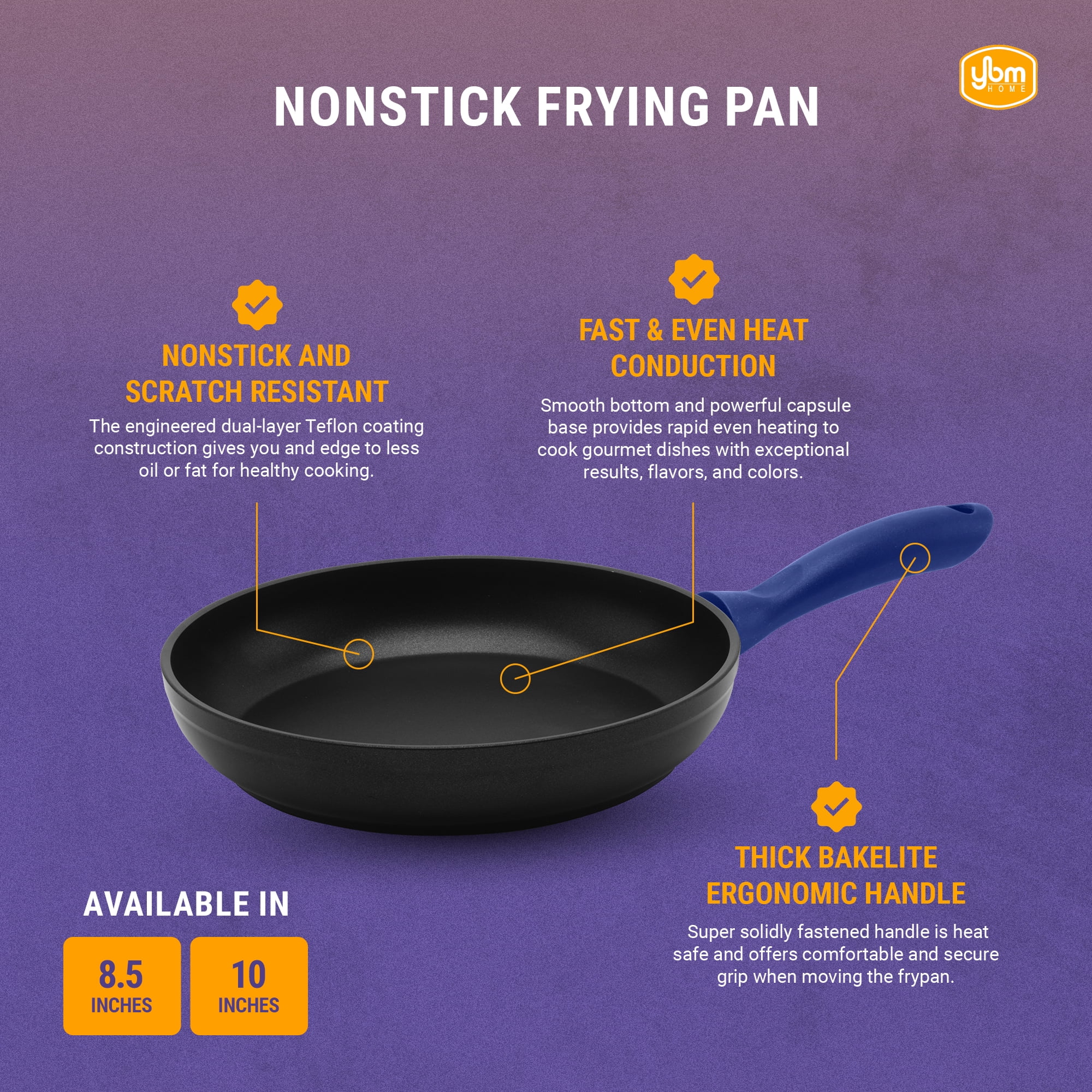 Norpro 9 1/2 Non-Stick Fry Pan 638