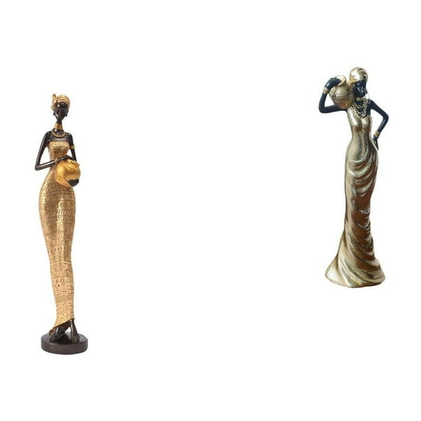 Estatuas de mujeres,Estatuas y esculturas africanas Tienda de estatuas de mujeres,Figura de escritorio,Figuritas africanas,artesanías,artículos de escritorio coleccionables,Estatua de dama