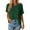 Green, variant on PRETTYGARDEN Women's Spring Short Sleeve Sweaters Lightweight V Neck Casual Going Out Summer Tops Beach Vacation Clothes