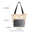 thumbnail image 4 of Kdxio Cute Bee Gnome Women Reusable Grocery Bags Foldable Ripstop,Reusable Shopping Bags for Shopping,Gym,Gift, 4 of 7
