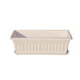 thumbnail image 1 of Maceta rectangular de resina, orificio de drenaje, maceta de flores para vegetales, bandeja para plantas de jardín, blanco, 50x21x14cm 3 Piezas Inevent HA6722-10B, 1 of 7