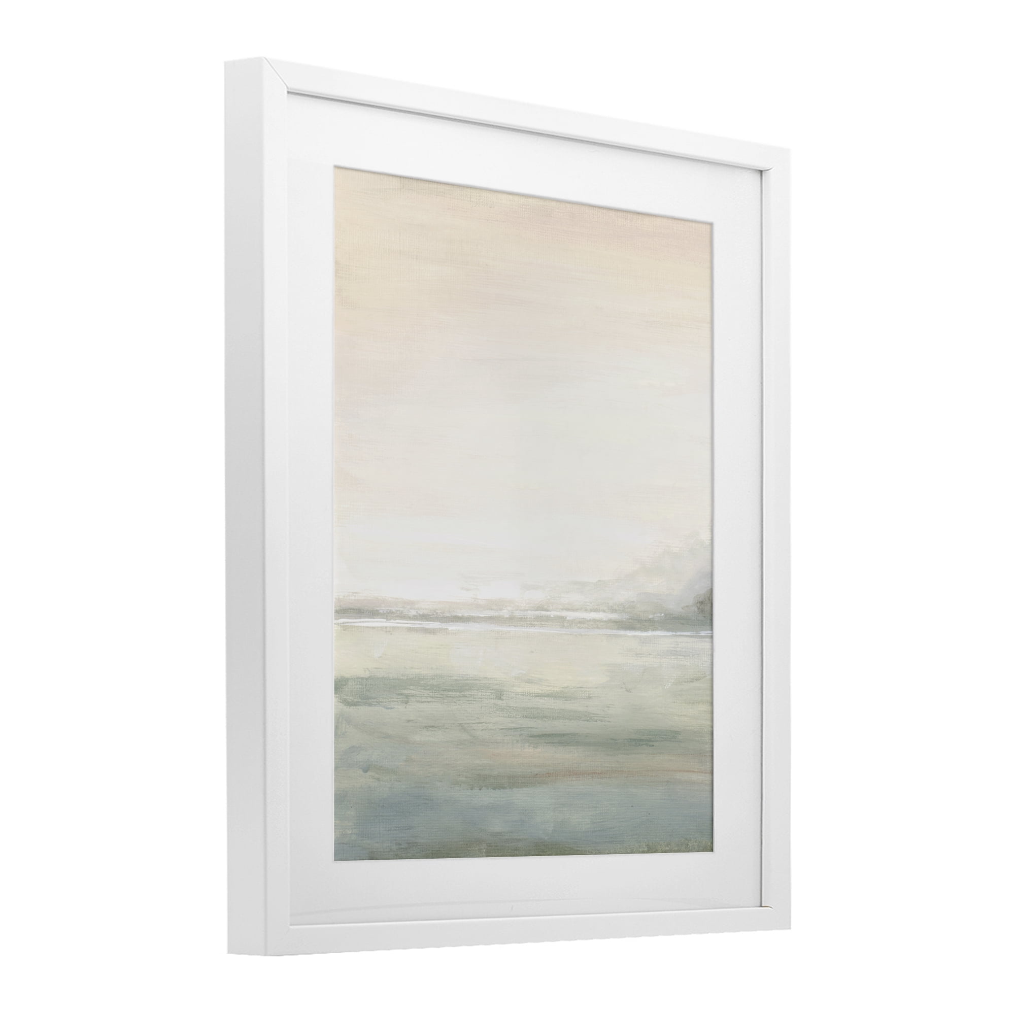 Stupell Industries Light Fog Atmosphere White Framed Print Under Glass, design by Patricia Pinto