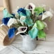 thumbnail image 4 of Flores artificiales Cateissary Gran rojo Poliuretano duradero, 4 of 6