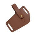 thumbnail image 2 of Aymzbd Cowhide Storage Bag Leather Tool Bag Save Tools Bag for Electricians flashlights Brown, 2 of 9