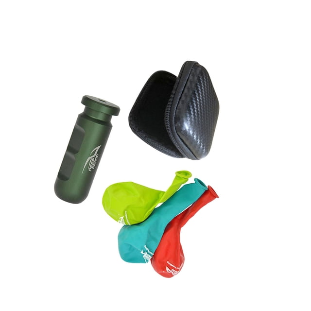 ZLight Freediving Ear Equalization with Storage Box Freediving Ear Pressure Balance Blue Green 5.9cm
