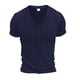 thumbnail image 5 of pstuiky camisetas de hombre, Blusa básica de manga corta con cuello redondo y mangas cortas para hombre camisetas de hombre m, 5 of 5