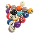 thumbnail image 1 of Billiard Balls Set, Impact Resistant Bright Low Deviation Glossy Resin Pool Balls  for Professional Games, 1 of 7
