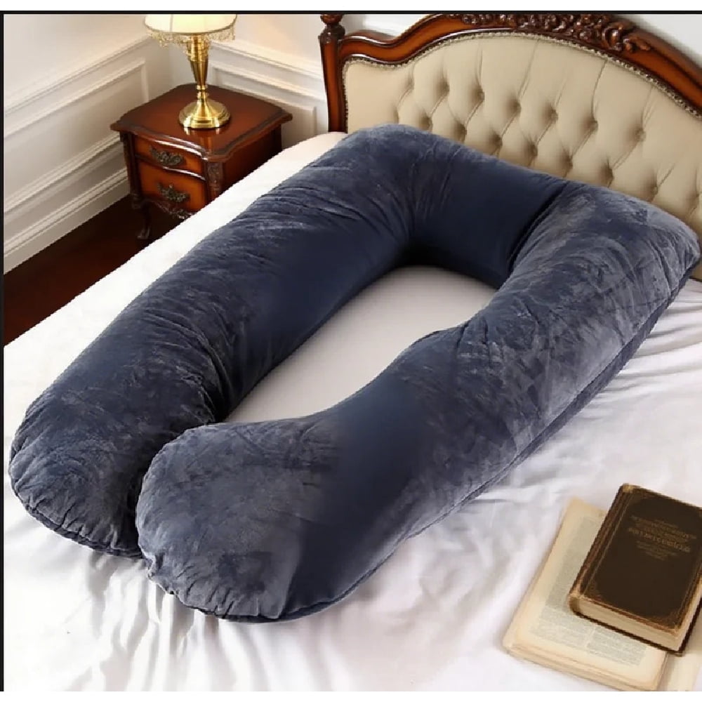 The velvet maternity pillow is soft to the touch and less irritating to the skin, bringing a comfortable touch to pregnant women