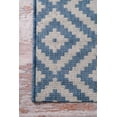 thumbnail image 3 of nuLOOM Marybelle Tribal Diamond Indoor/Outdoor Runner Rug, 2' x 8', Blue, 3 of 3