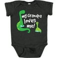 thumbnail image 3 of Inktastic My Grandpa Loves Me Dinosaur Boys Baby Bodysuit, 3 of 5