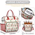 thumbnail image 5 of Insulated Lunch Bag Women, Leakproof Large Lunch Box, Reusable Lunch Cooler Bag with Adjustable Strap, Lunch Tote Bag for Work Women,Continuous Pattern Lunch Tote Bags Gifts for Woman, Mom, 5 of 6