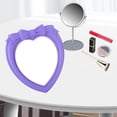 thumbnail image 4 of Espejo de maquillaje en apariencia de Espejo cosmético Espejo de multifunción para mujeres niñas duradero oporte Espejo colgante - púrpura Yinane Espejo vestidor, 4 of 8